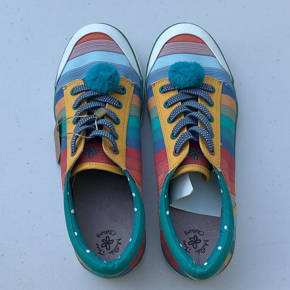Matilda Jane Multicolor Striped Kids Sneakers